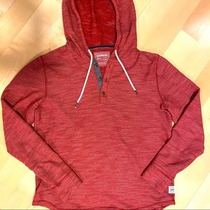 Express Red Pullover Hoodie